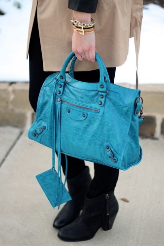 Teal Balenciaga city