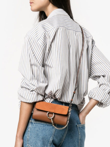 Chloe faye mini chain bag online