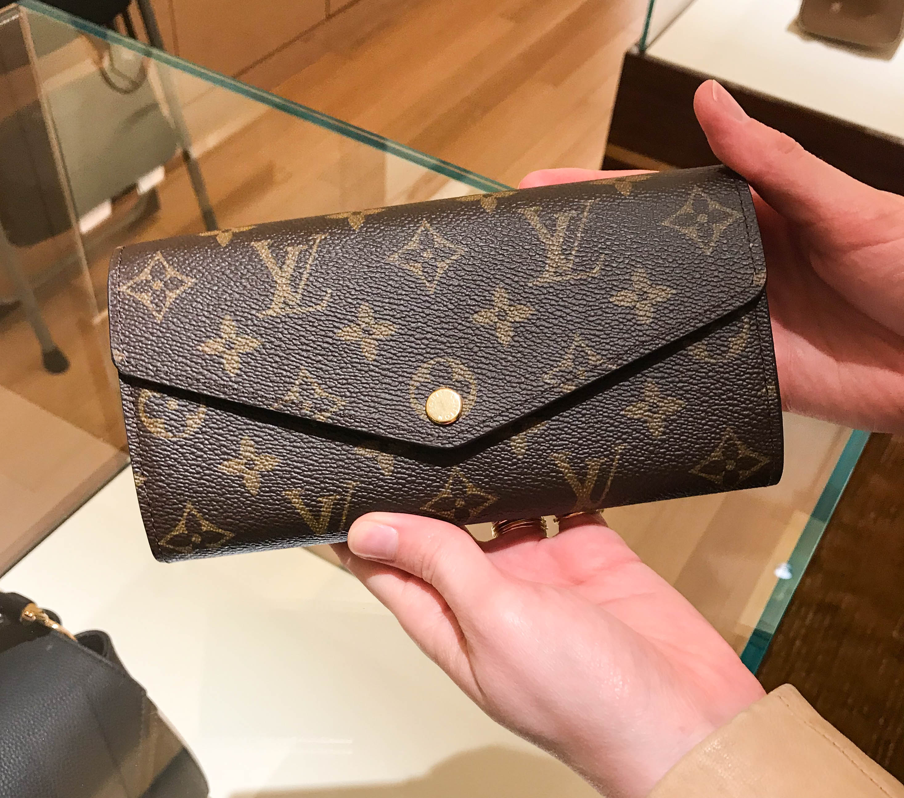 Louis Vuitton Sarah Wallet with iPhone X