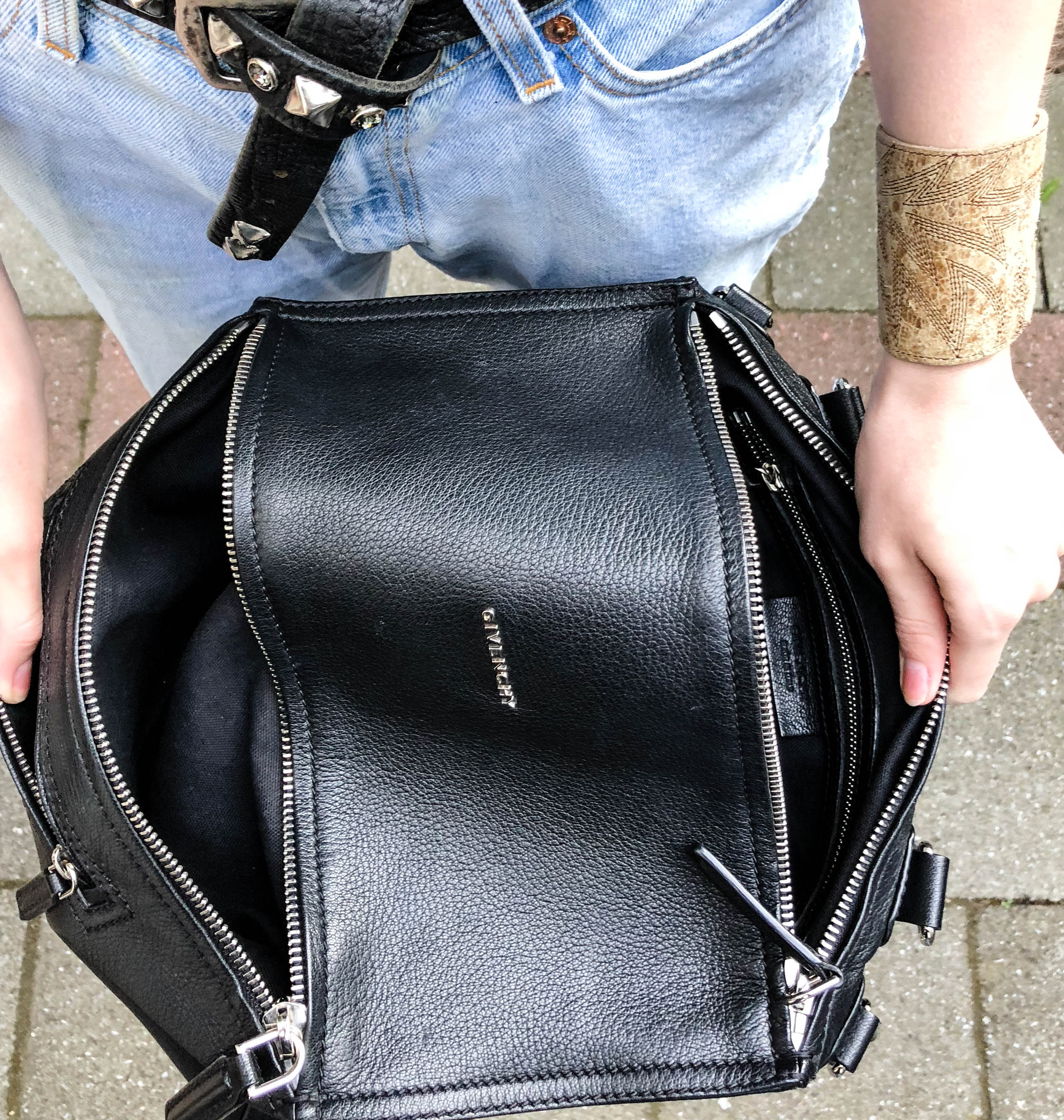 Open Givenchy Pandora bag